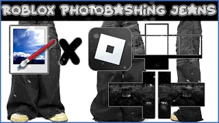 ROBLOX PHOTOBASHING JEANS | speed design