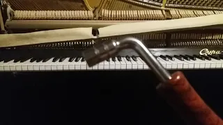 НАСТРОЙКА ПИАНИНО. КЛЮЧ ДЛЯ НАСТРОЙКИ ПИАНИНО, ФОРТЕПИАНО. TUNING THE PIANO. KEY FOR TUNING PIANO.