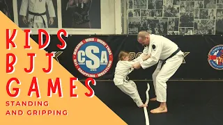 Teach Kids BJJ!  Games For Gripping And Balance