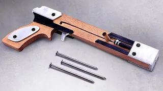 Nail Slingshot | DIY Slingshot From Wood and Steel