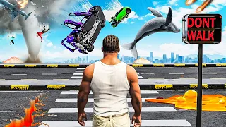 Can I obey the law while chaos happens in GTA 5?