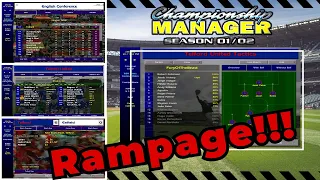 Championship Manager 01/02 | WE'RE GOING LIVESTREAM! | RAMPAGE!