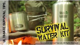 DIY - Survival / Bug Out Water & Filter Kit - EDC - Emergency - Sawyer / Klean Kanteen / GSI