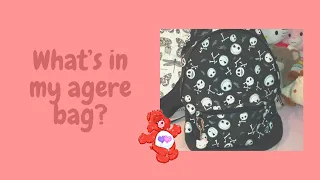 ♡ what’s in my agere bag? ♡