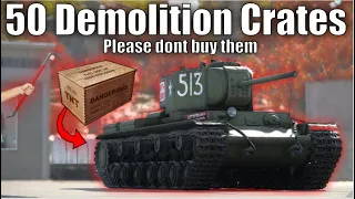 Opening 50 "Demolition Crates" so you dont have to