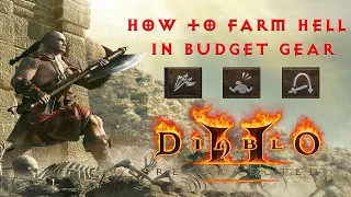 How To Farm Hell With A Budget Geared Frenzy Barbarian - Diablo 2 Resurrected Beginner Guide