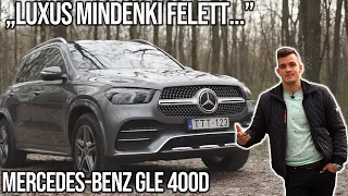 "Luxus mindenki felett..." - MERCEDES-BENZ GLE 400d - BEMUTATÓ | TESZT