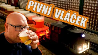 Pivo nám přivezl vláček a nacpal jsem se hromadou masa | Restaurace Výtopna