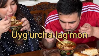 Uyda uyg’urcha lag’mon tayorlaymiz