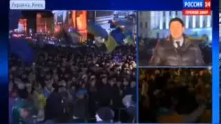 Беркут разогнал Евромайдан в Киеве видео video
