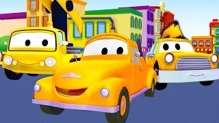 Tom the Tow Truck and his friends in Car City Carl the supertruck, Troy the Train and the Car Patrol