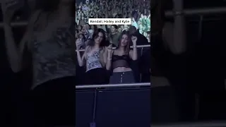 Kendall Jenner Hailey Bieber and Kylie at the love on tour #shorts