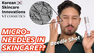 Microneedling in a bottle? The Reedle Shot Skincare Innovation from VT Cosmetics