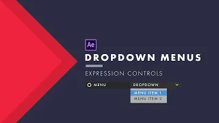 After Effects: New Dropdown Menu Expression Controls + Text Expressions