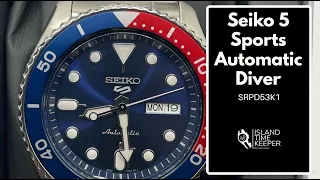 Seiko 5 SRPD53 (Pepsi Bezel) Unboxing