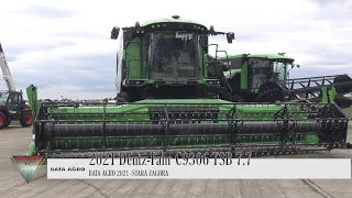 2021 Deutz Fahr C9306 TSB 7.7 Litre 6 Cyl Diesel Combine Harvester Interior Exterior Walkaround BATA