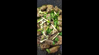 Tawa Fry Kaleji Recipe With Soft Trick | only 3 ingredients required vineger,black pepper,salt