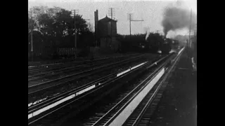 Empire State Express, the second, taking water on the fly