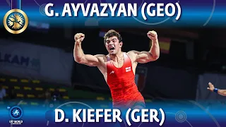 Gor Ayvazyan (GEO) vs Darius Kiefer (GER) - Final // U17 World Championships 2022