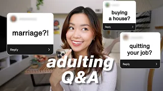 adulting Q&A | buying a house, getting engaged, quitting my job?💍【中文】