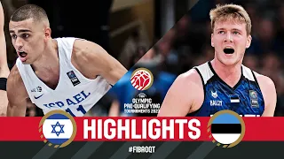 ISR 🇮🇱 v EST 🇪🇪 | Basketball Game Highlights | FIBA Olympic Pre-Qualifying Tournament 2023 POL-EST