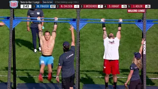 2020 CrossFit Games Event 6 - Toes to Bar/Lunge - Men