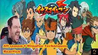 All Hissatsu Techniques Inazuma Season 1 REACTION / You won´t see Messi or Ronaldo doing that!!!!