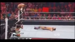 WWE Raw 11/06/2012 - CM Punk & AJ Lee vs Kane & Daniel Bryan