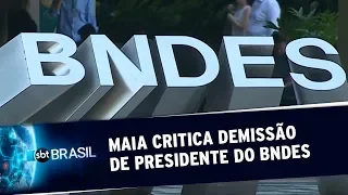 Maia chama de 'covardia' demissão do presidente do BNDES | SBT Brasil (17/06/19)