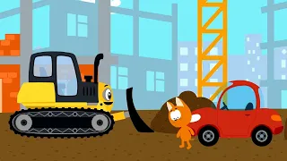 Kitty and the Magic Garage  -  compilation 1-5   - cars cartoons