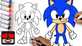 How To Draw Sonic the Hedgehog