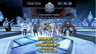 Dragon Nest SEA Frozen Dragon Nest Hard F23 Clear as Artillery & Reward From Last Box