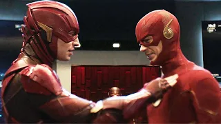 Flash (Ezra Miller) Meets Flash (Grant Gustin) - Crisis On Infinite Earths - Arrow (TV series)