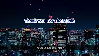 00263   Thank You  For The Music   Abba