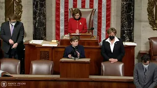 Speaker Pelosi Holds a Moment of Silence on the House Floor on January 6th