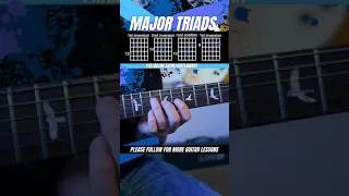 Major Triads Guitar Lesson Part 2