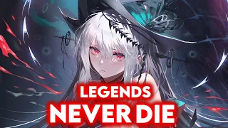 Nightcore - Legends Never Die (Alan Walker Remix) Lyrics