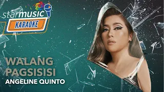 Walang Pagsisisi - Angeline Quinto (Karaoke) | From "The Broken Marriage Vow" OST