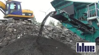 New Powerscreen XH 320X impact crusher processing C&D at Tayside Contracts