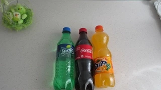 Фруктовый лед Coca Cola, Sprite, Fanta.