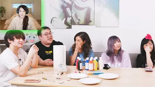 plushys (Formerly knows as AngelsKimi) Reacts To OFFLINETV BUILD TRUST WITH... EGGS? ft. Sykkuno