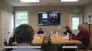 Lyme Select Board 30May2024