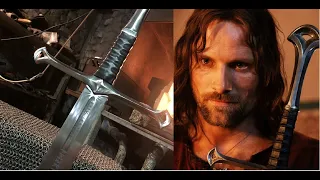 Меч Арагорна своими руками Андурил Нарсил из фильма Властелин Колец Sword of Aragorn Anduril Narsil