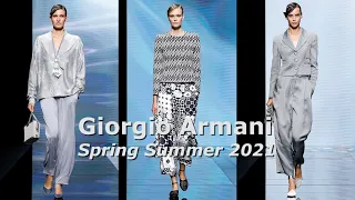 Giorgio Armani - the short review of the fashion collection spring summer 2021