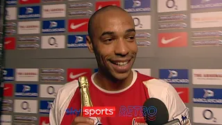 Thierry Henry after scoring 4 goals in Arsenal’s 5-0 win over Leeds