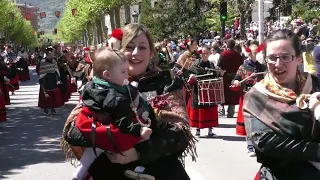 DESFILE   PRIMER  VIERNES  DE  MAYO     JACA   6  MAYO  2022