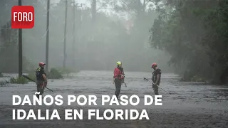 Paso de Idalia en Florida; Estos son los daños que ha causado - Expreso de la Mañana