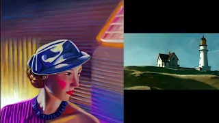 An Animation to feel like you're inside a Hopper painting
