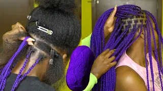 How To Do Yarn Twists On Natural Hair