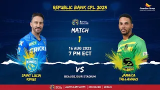 LIVE | Jamaica Tallawahs vs Saint Lucia Kings | CPL 2023